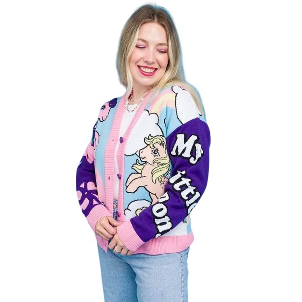 My Little Pony Unisex Adult Clouds Cardigan / Multicolored